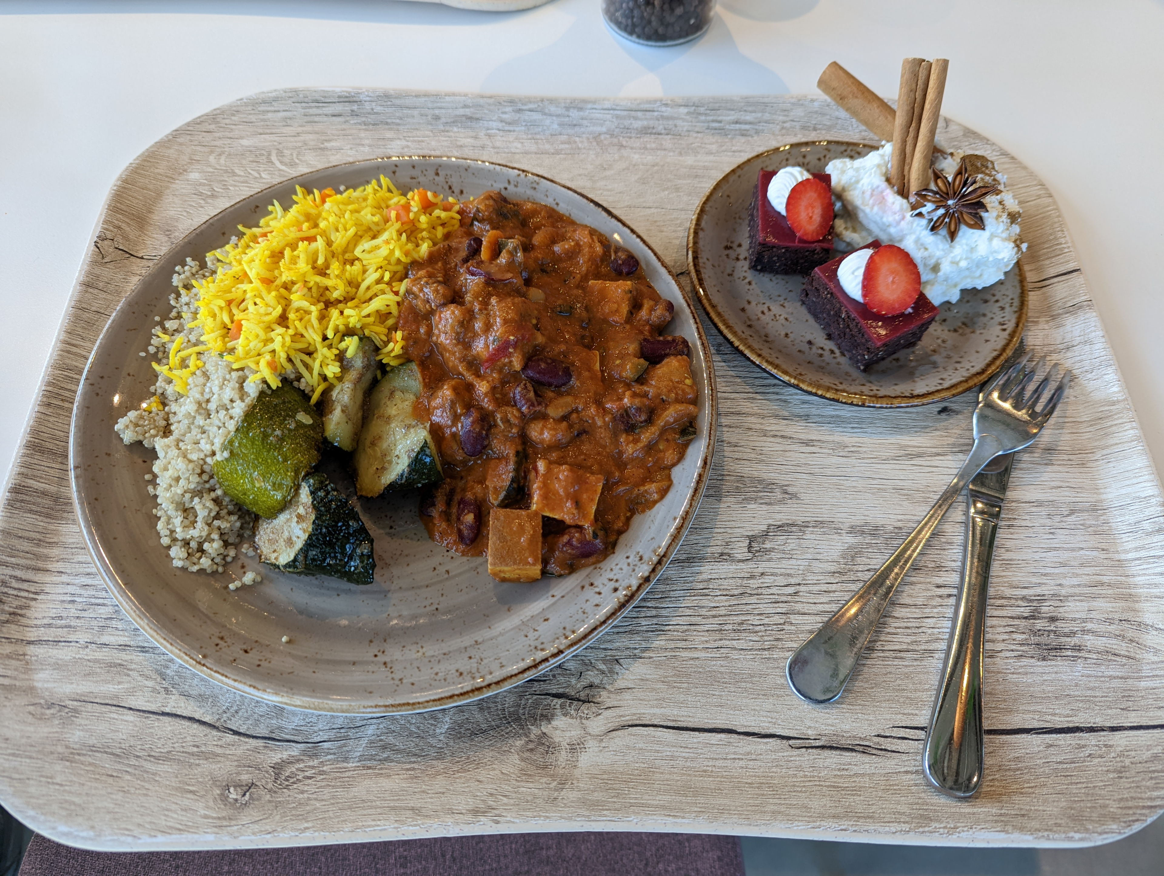 One of my meals at the Google office at The Warsaw Hub