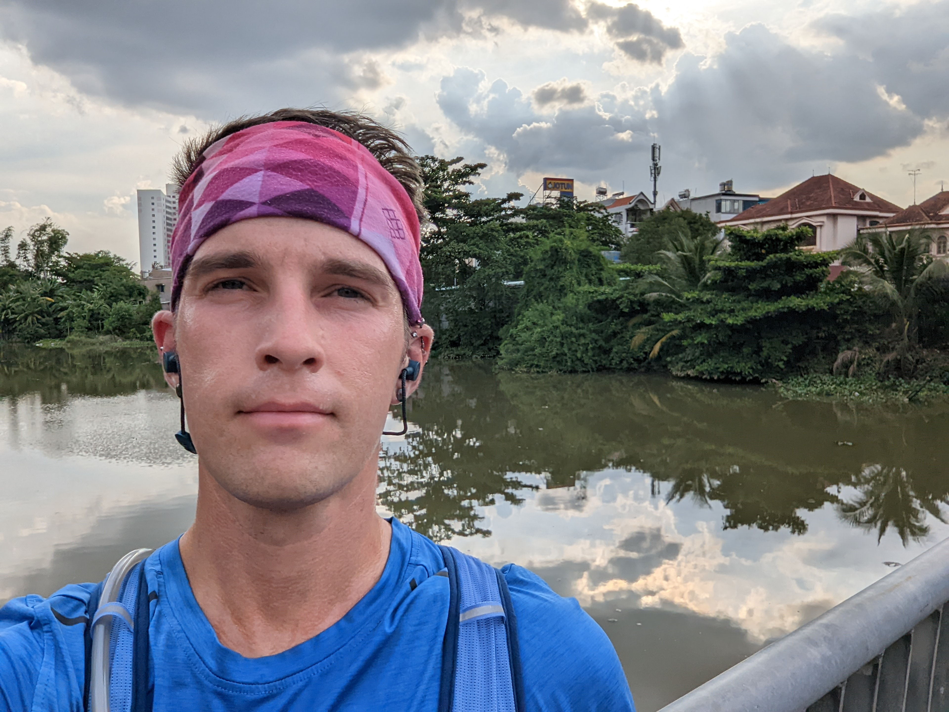 Out for a second run in Saigon, Vietnam.