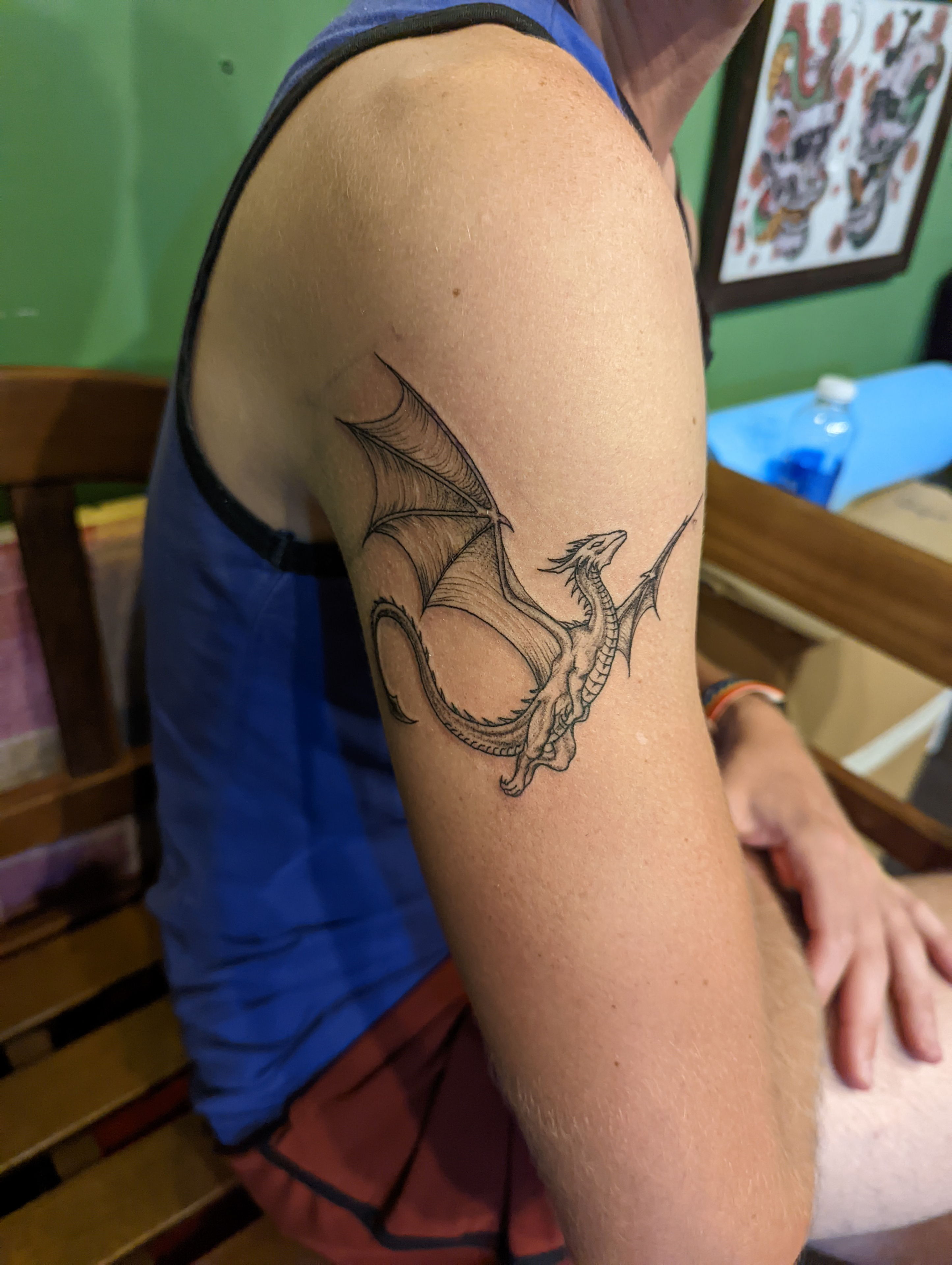 And it's about done! Thanks to Hoàng Tattoo in Saigon, Vietnam.