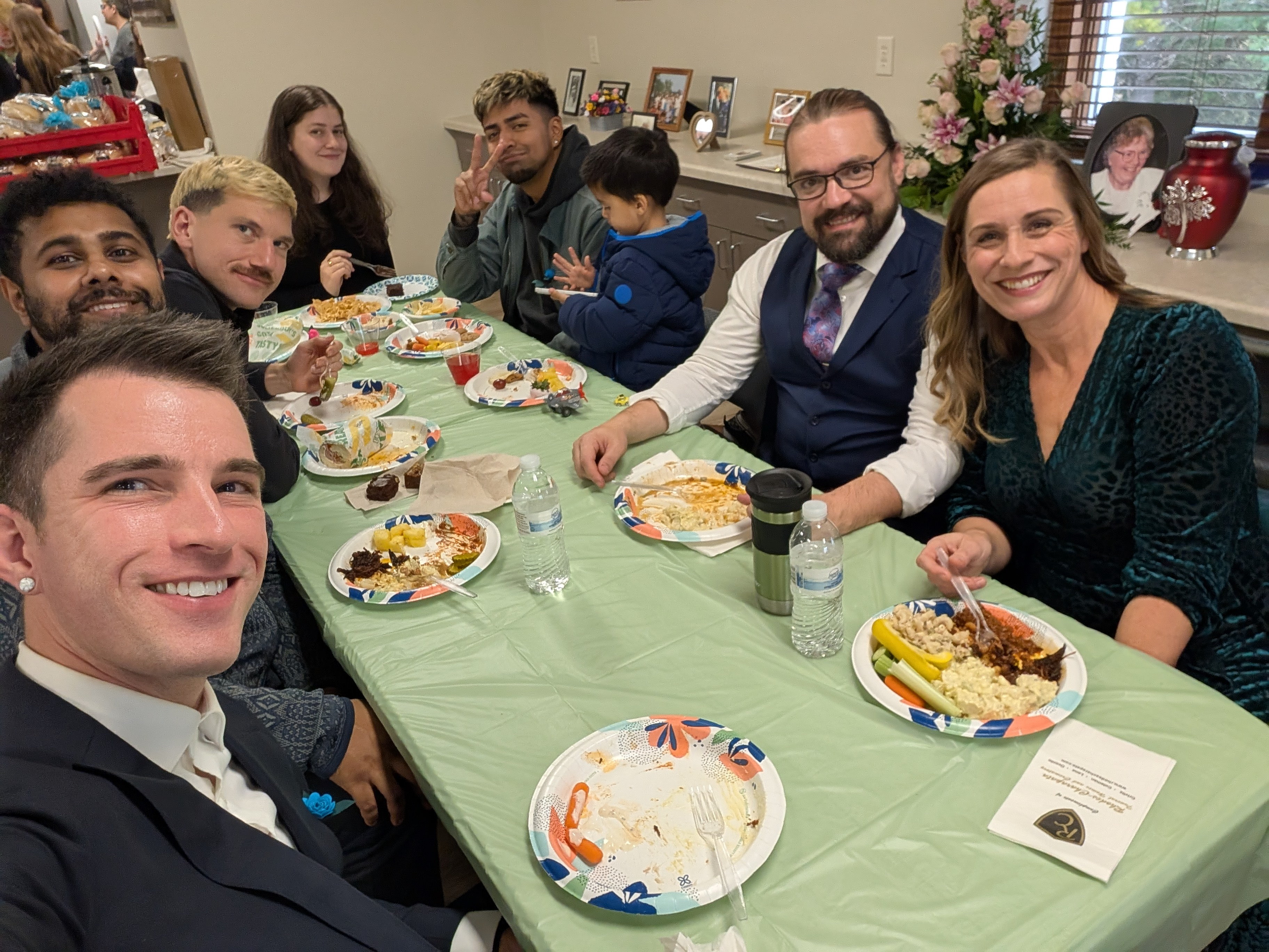 Some of my siblings at the luncheon
