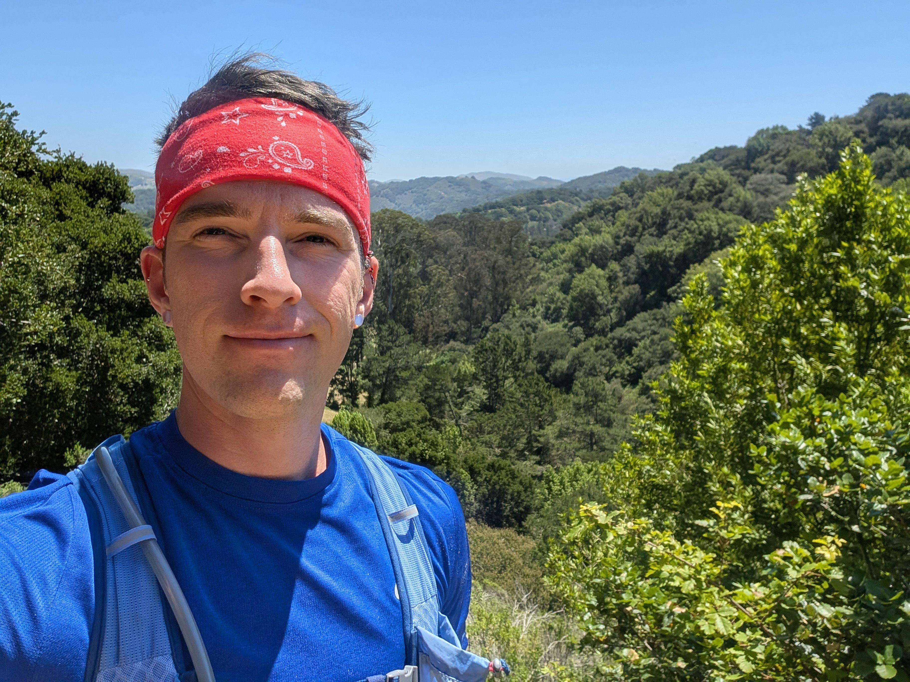 Out for a run in Anthony Chabot Regional Park
