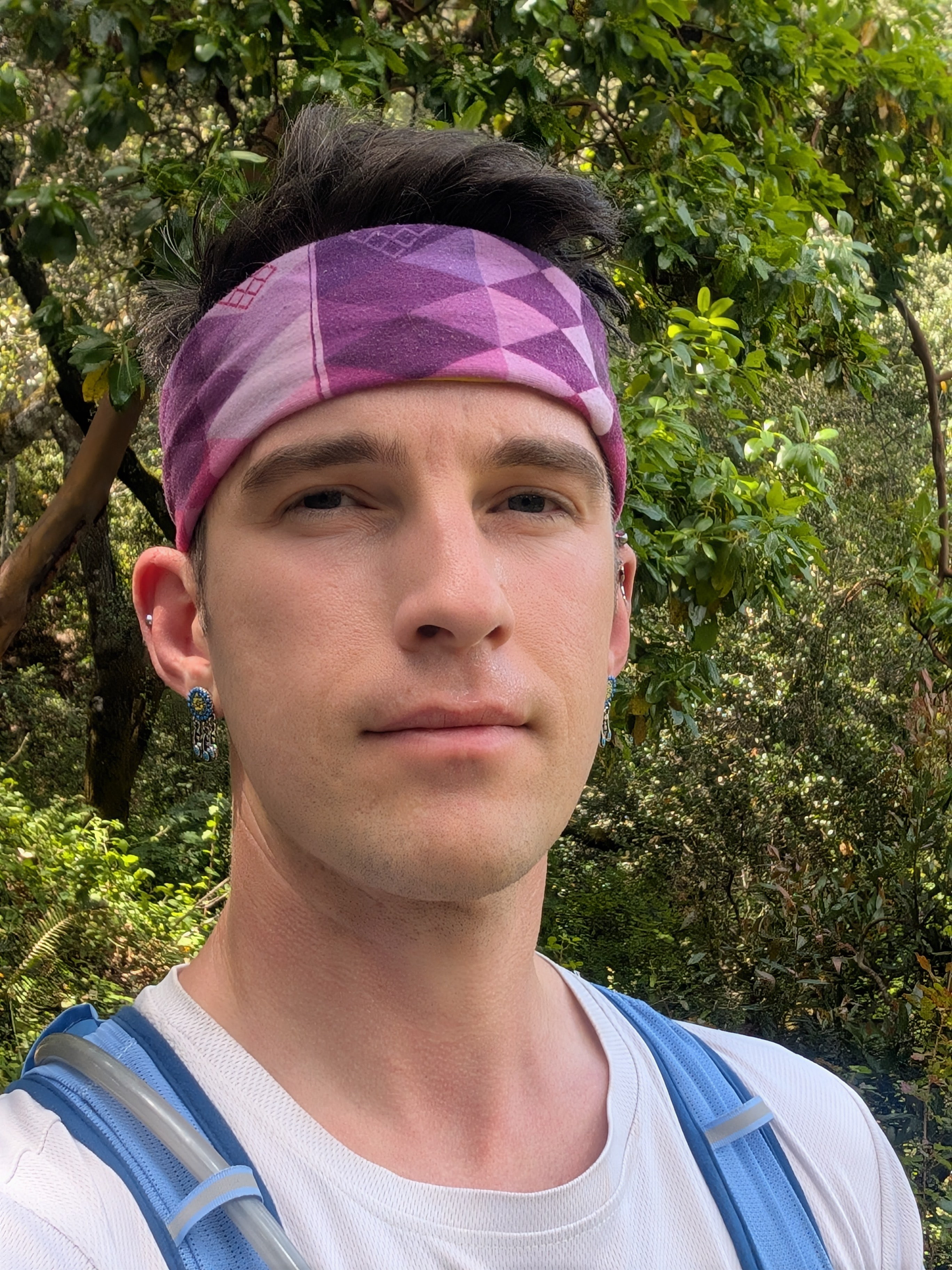 Out for a run in Reinhardt Regional Redwood Forest