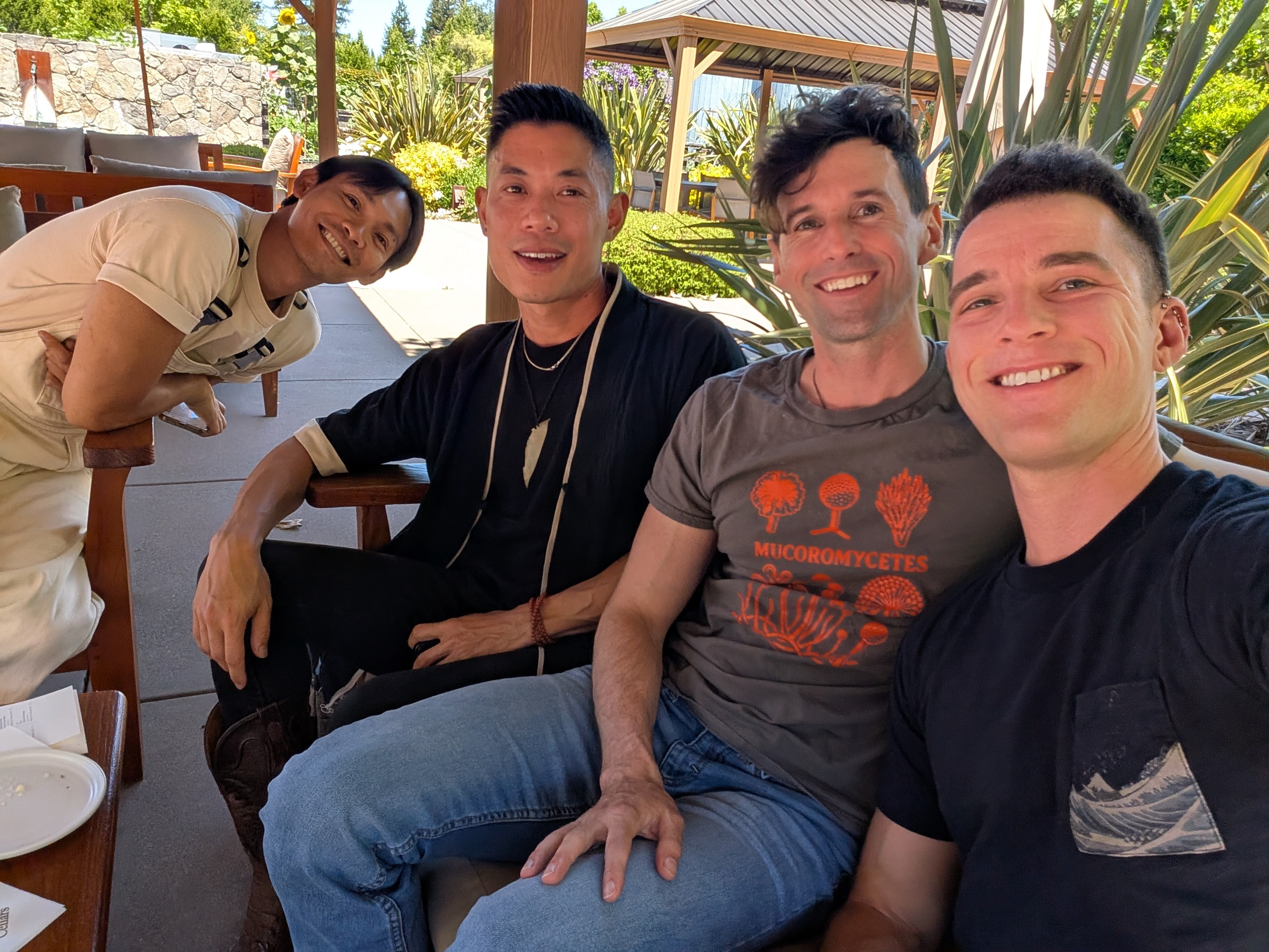 I finally went to Napa, with Derreck and Benson and Alan